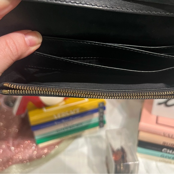 SOLD…….Burberry House Check Leighton Fabric and Leather Wallet - Picture 6 of 6